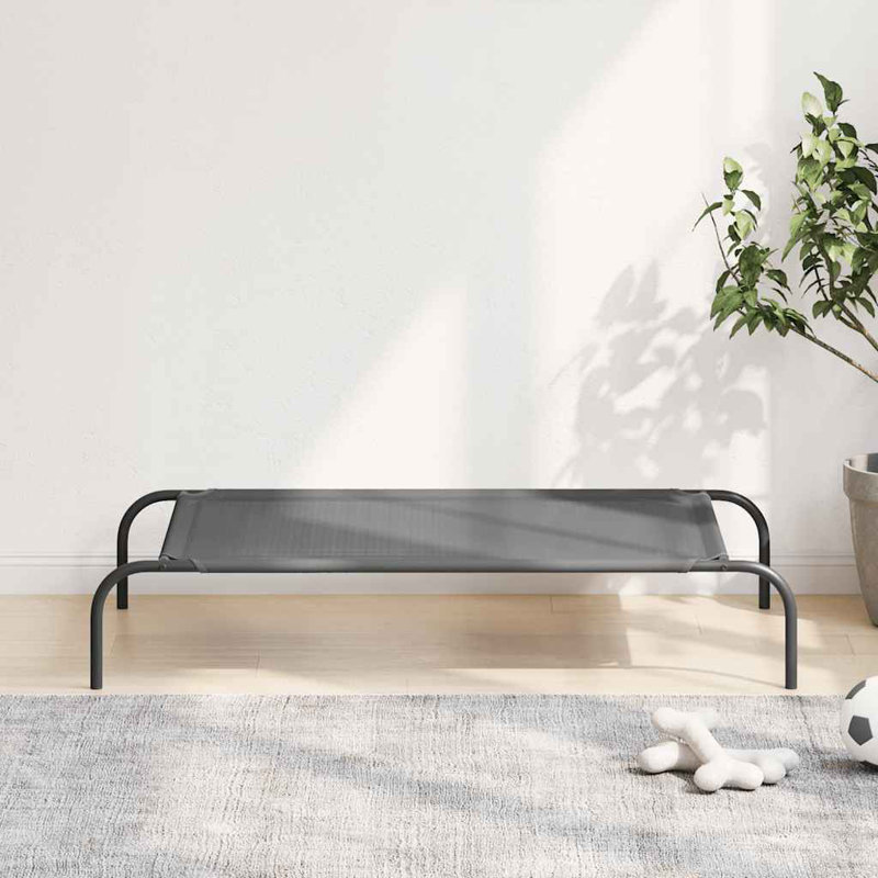 Quinlan Textilene Pet Bed, 20cm H x 110cm W x 65cm D, Grey