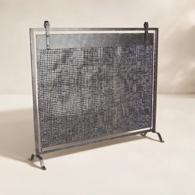 Pare-étincelles en métal avec grille