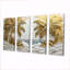 Palme dorée crème sur chaque I - Art mural crème - ensemble d'art mural traditionnel-123324156-123324096