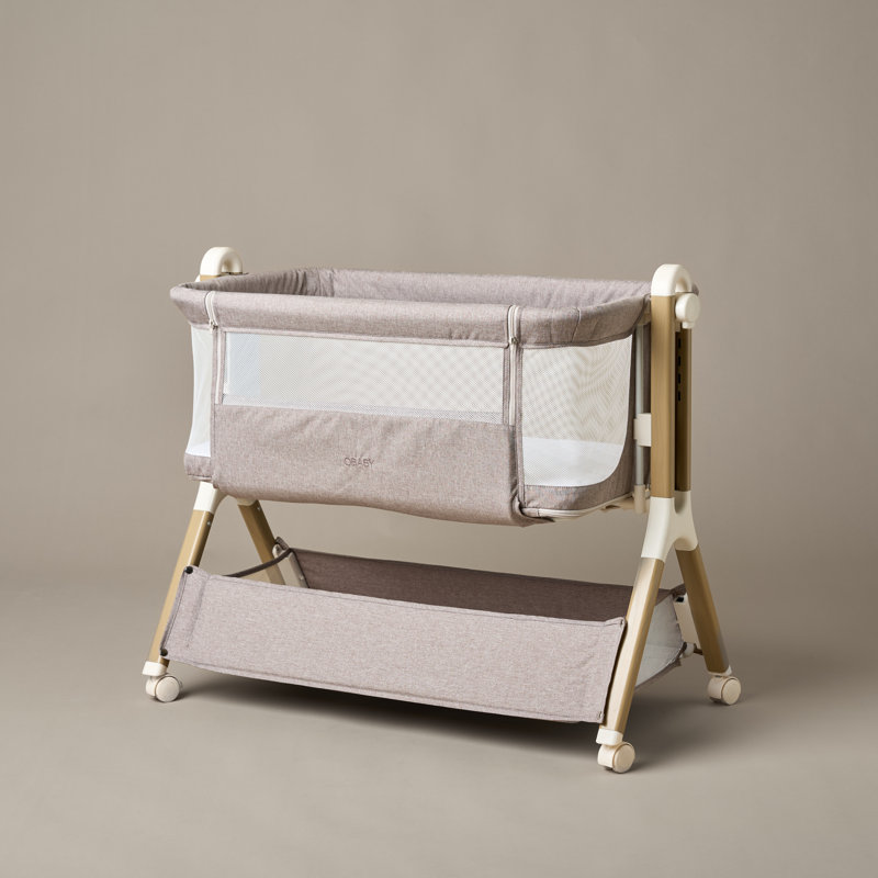 Cloud Bedside Crib, Nutmeg