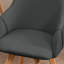 Swivel Linen Modern Upholstered Back Dining & Side Chair-332047148-496446517
