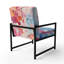 Dareios - Chaise d'appoint rembourrée Palm Trees-1286447755