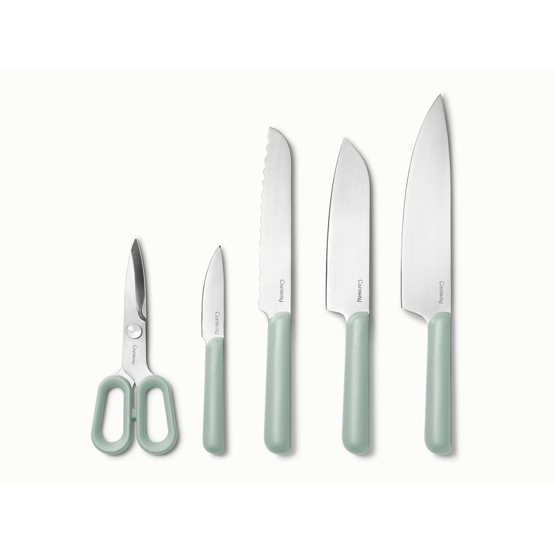 Caraway 14Pc Knife & Utensil Set, Mist
