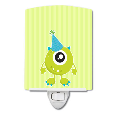 Éclairage de nuit en céramique monster hat birthday