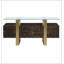 Console Mabyn à finition laiton et brun antique