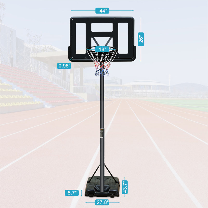 Panneau de but de basketball portatif Basketball Hoop