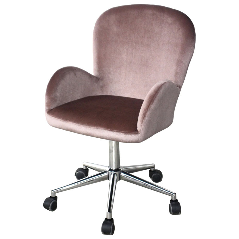 Fauteuil de maquillage à plis d'appoint Fiona, Rose