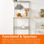 Chestertown Metal Standard Baker's Rack with Microwave Compatibility