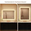 Modern Lighted Wall Mounted Bathroom Mirror in Clear-1401381173
