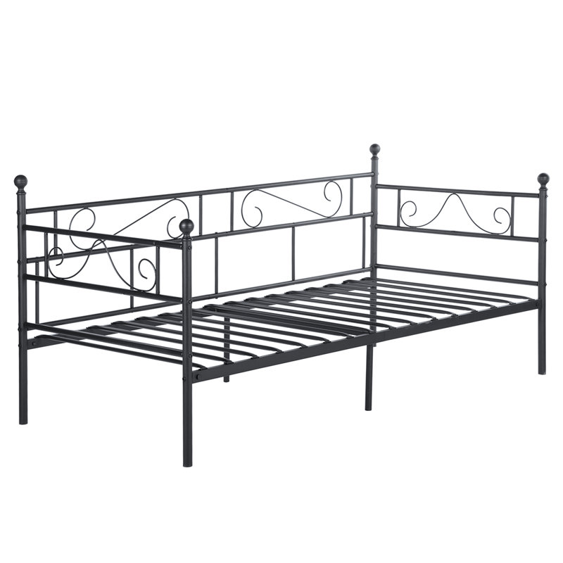Vicksburg Metal Daybed, Black