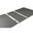 Chalil Rectangular Dining Table in Gray and Weathered White