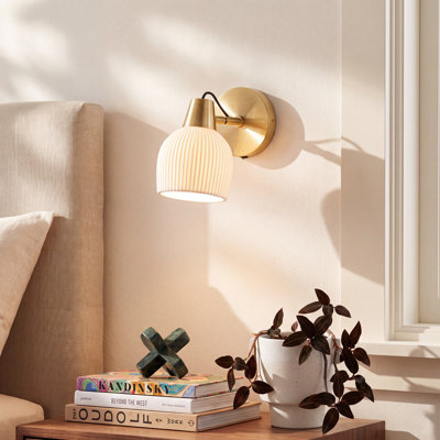 Single Light Porcelain Sconce