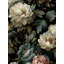 Papier peint floral, décoration murale, botanique, rétro