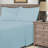Cotton Blend Solid Colour Sheet Set-6692256