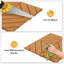 Caed 30cm L x 30cm W Plastic Interlocking Deck Tile
