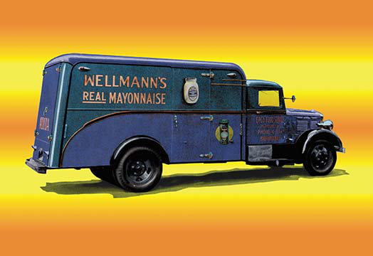 « wellmanns mayo truck », impression, H 36 po x l 24 po