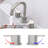 Premium Metal Bathroom Sink Faucets, Brushed Nickel Modern Design For Family Use