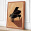 Geometric Piano Art Deco 1 Piece Wrapped Canvas Wall Art-555731651-555731655