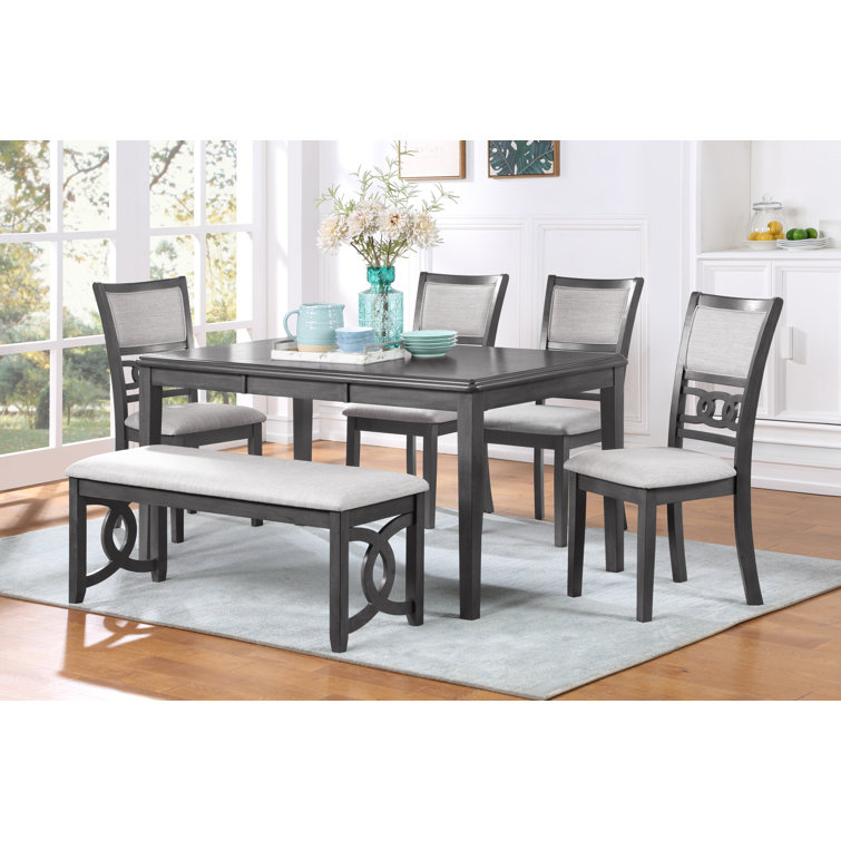 Ziemer 6 - Person Four Leg Dining Set