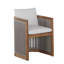 Avalon Teak Outdoor Dining Chair - Natural Rope-676573373-676573352