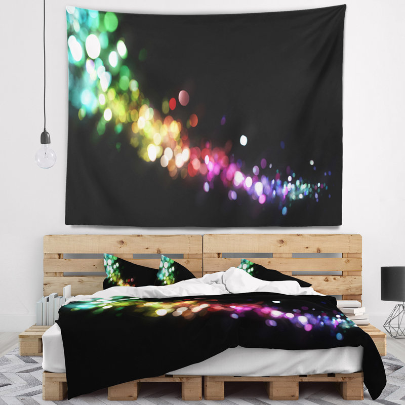 Tapisserie colorée, H 78 po x l 92 po