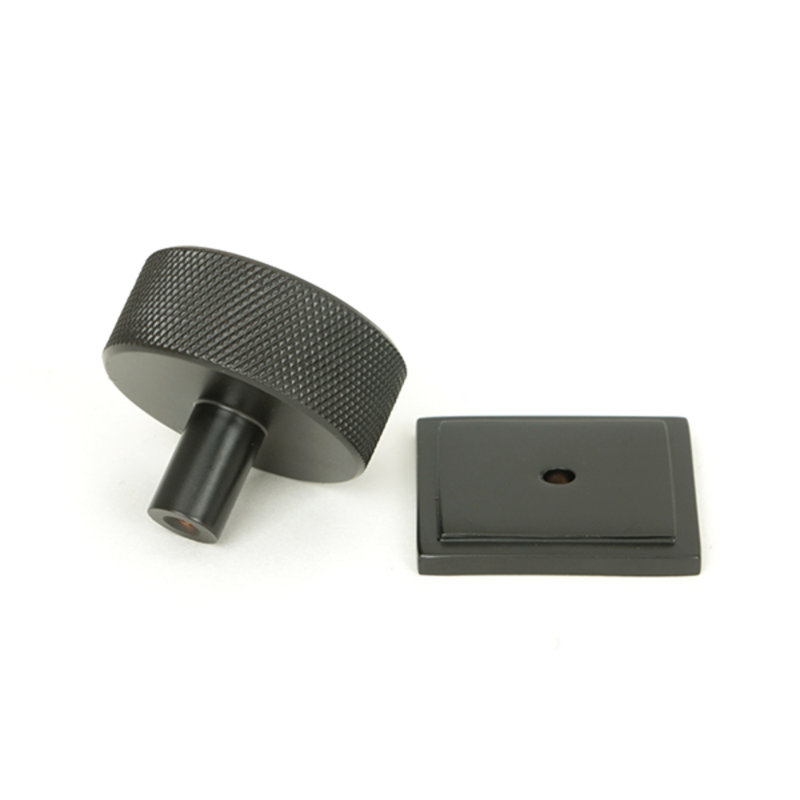 38mm Square Knob, Aged Bronze