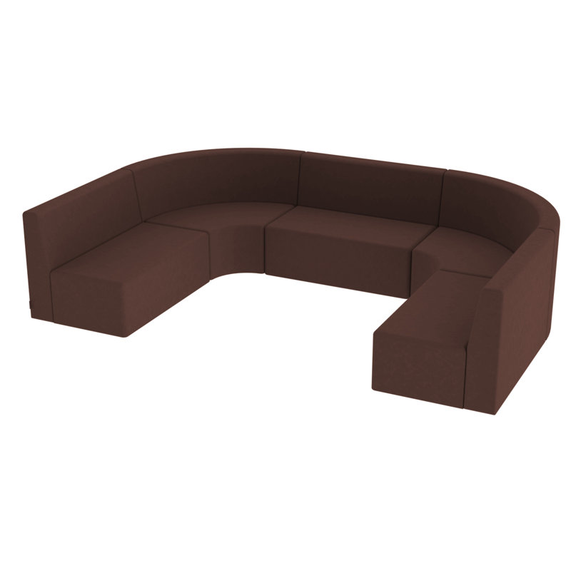 Ensemble de 5 chaises à dossier haut Pro Series, Noyer