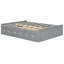 Base de lit plateforme en bois avec 6 tiroirs-209306593