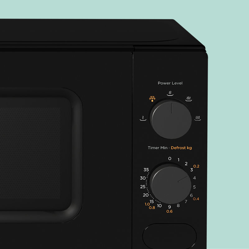 Living And Home 44cm 20m³ L 700W - Watt Smart External Countertop Microwave with Sensor Cooking and Air Frying Capability