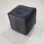 POUF BLEU VINTAGE EN CUIR FABRIQUÉ À LA MAIN EN BÉBÉ CARREFÉ À LA MAIN - de forme carrée, de style rétro bleu uni et rétro, en cuir Buffalo Genunie, en coton recyclé rembourré, pouf de salon pour la salle de séjour et d'étude, Patio