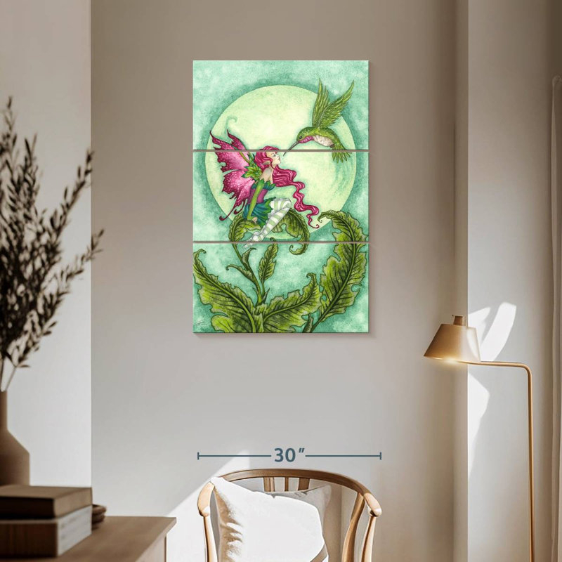 Kelan Flirting, 57" H x 36" W