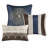 7 Piece King Bedding With Navy - Breathable Fabric Comforter Pillows