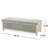 Versatile Gray For Any Room - Enhances Space Functionality Fabric With Base Ensures Stability