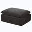 Repose-pieds rembourré en chenille, aucun assemblage requis, assorti à la collection modulaire Compression Cloud-728431363