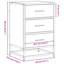40cm W Metal Bedside Table-1167384357