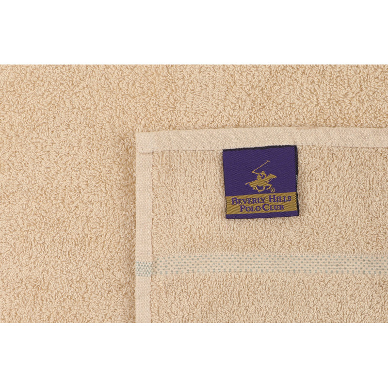 Débarbouillette 100% coton, Caramel / jaune / vert