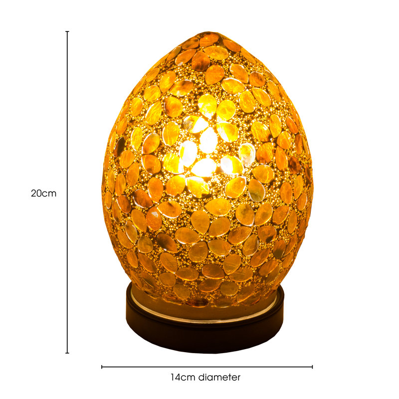 Culler 20cm Novelty Table Lamp, Golden Brown
