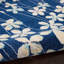 Tapis floral bleu marine / ivoire Zaizi-1439912856