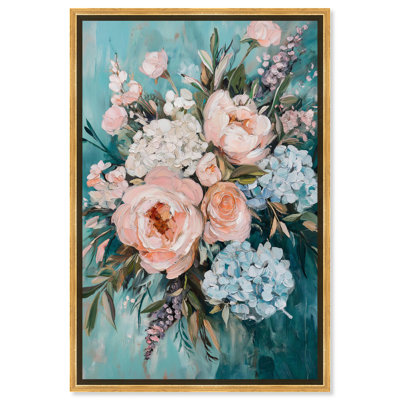 «Pastel Bloom in Pink II», art floral pastel par Art Remedy