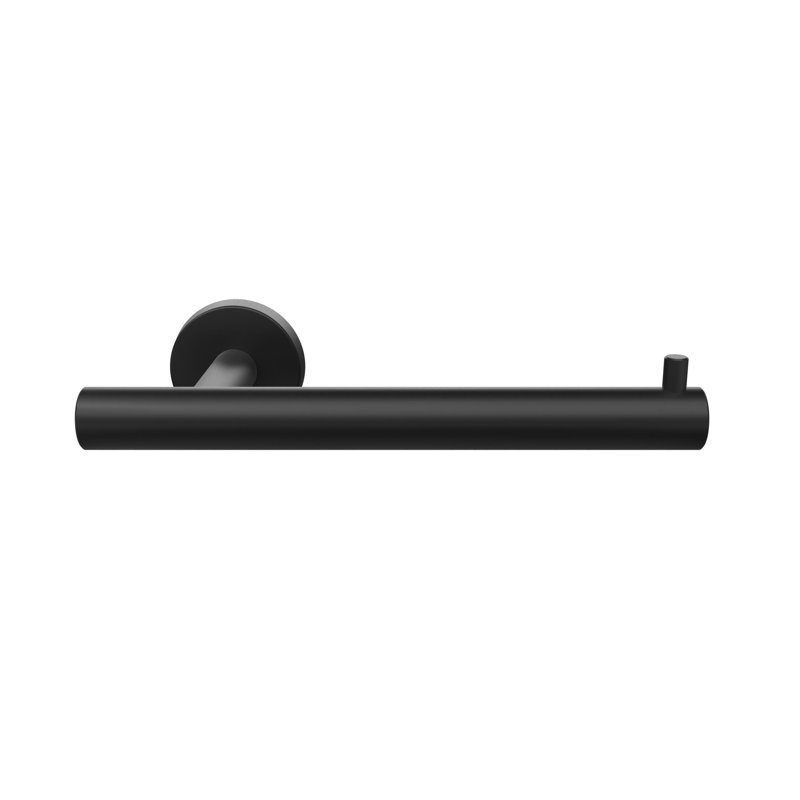 Porte-papier hygiénique mural Arrondi™, Noir mat