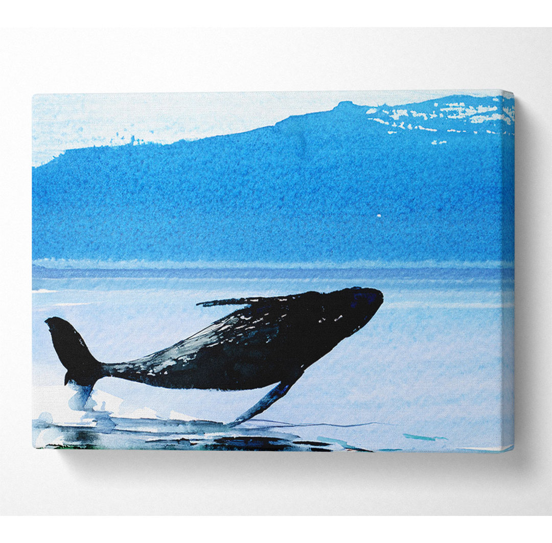 Whale Of A Time - Wrapped Canvas Kunstdrucke