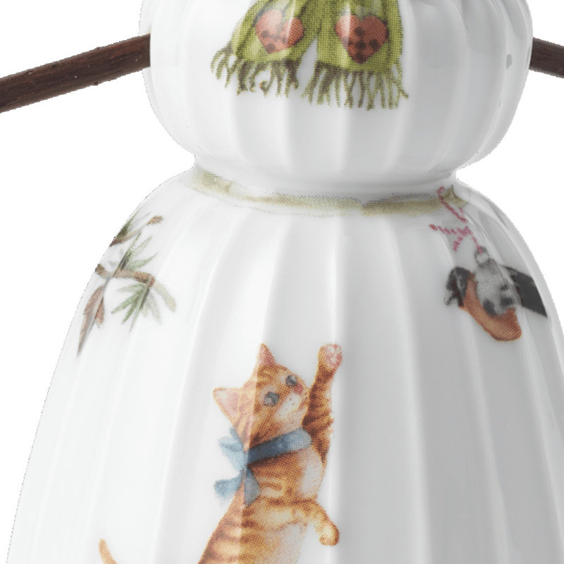 Bonhomme de neige de Noël H 4,3 po Hammershoi