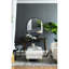 Miroir arqué 33 po x 31 po avec cadre en fer massif, pour la salle de bain, la chambre à coucher, le vestibule, - Miroir décoratif de cadre mural 31 po, accessoire captivant
