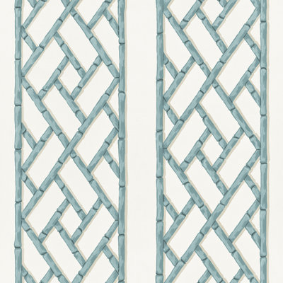 Bamboo Trellis Peel and Stick Wallpaper