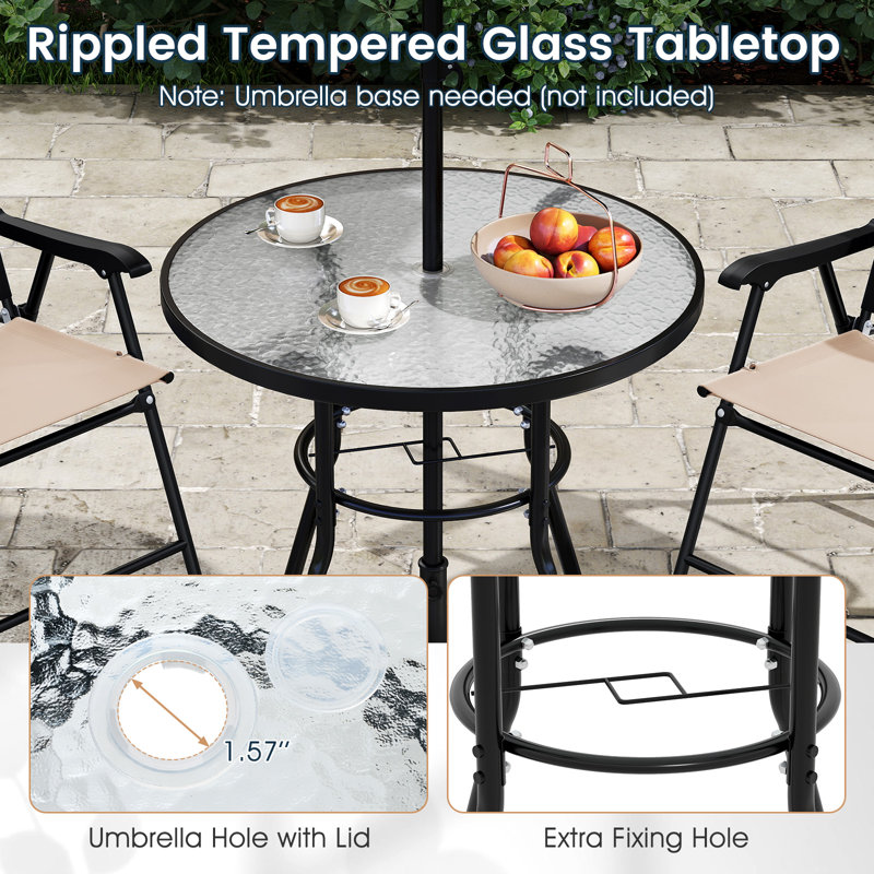 Patio Dining Set Table,