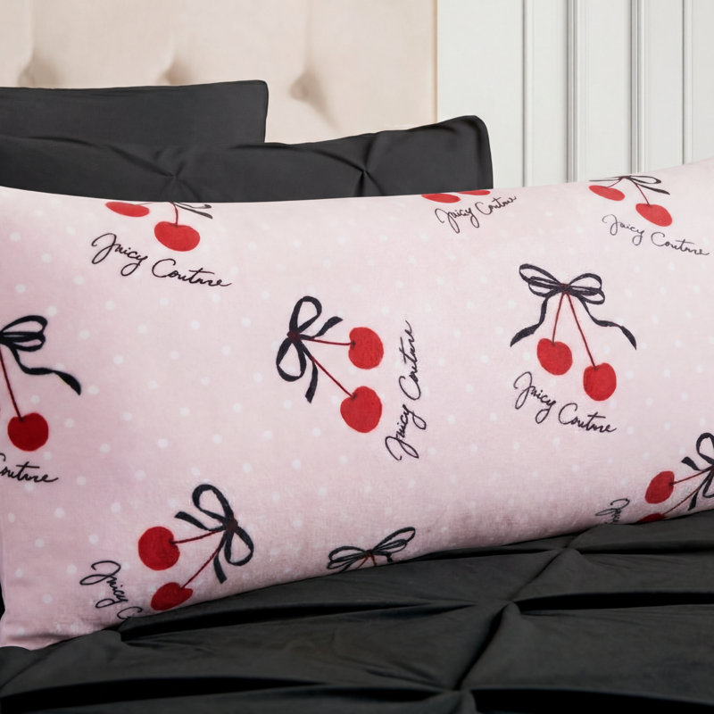 Oreillers pour le corps 20 po x 48 po Juuche Couture, Cerises