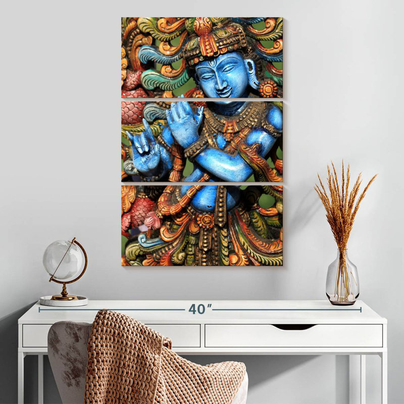Lord Krishna, 32" H x 20" W