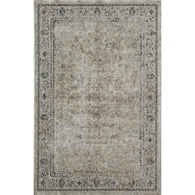 Tapis crème abstrait Anthony