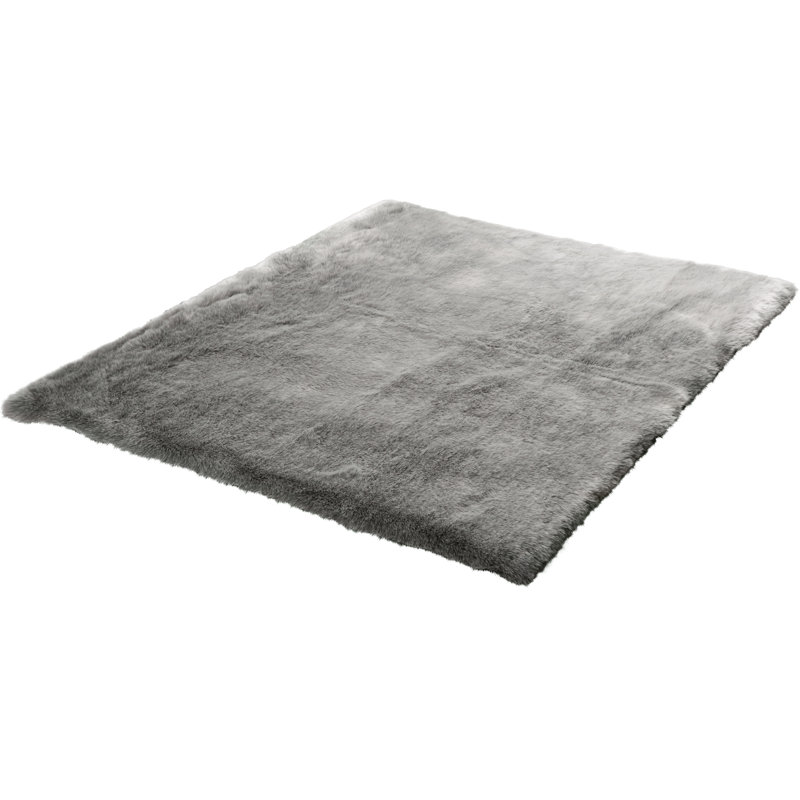 Byrone Hand Tufted Dhurrie Area Rug, Silver, Rectangular 60 x 110cm