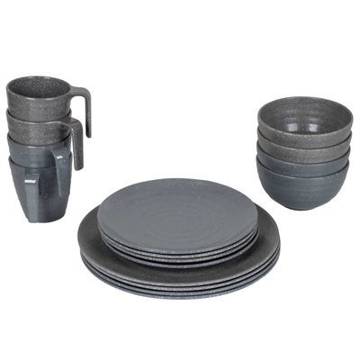 Consuelo 16 Piece Melamine Dinnerware Set - Service for 4